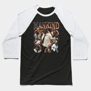 Mankind Vintage Bootleg Baseball T-Shirt